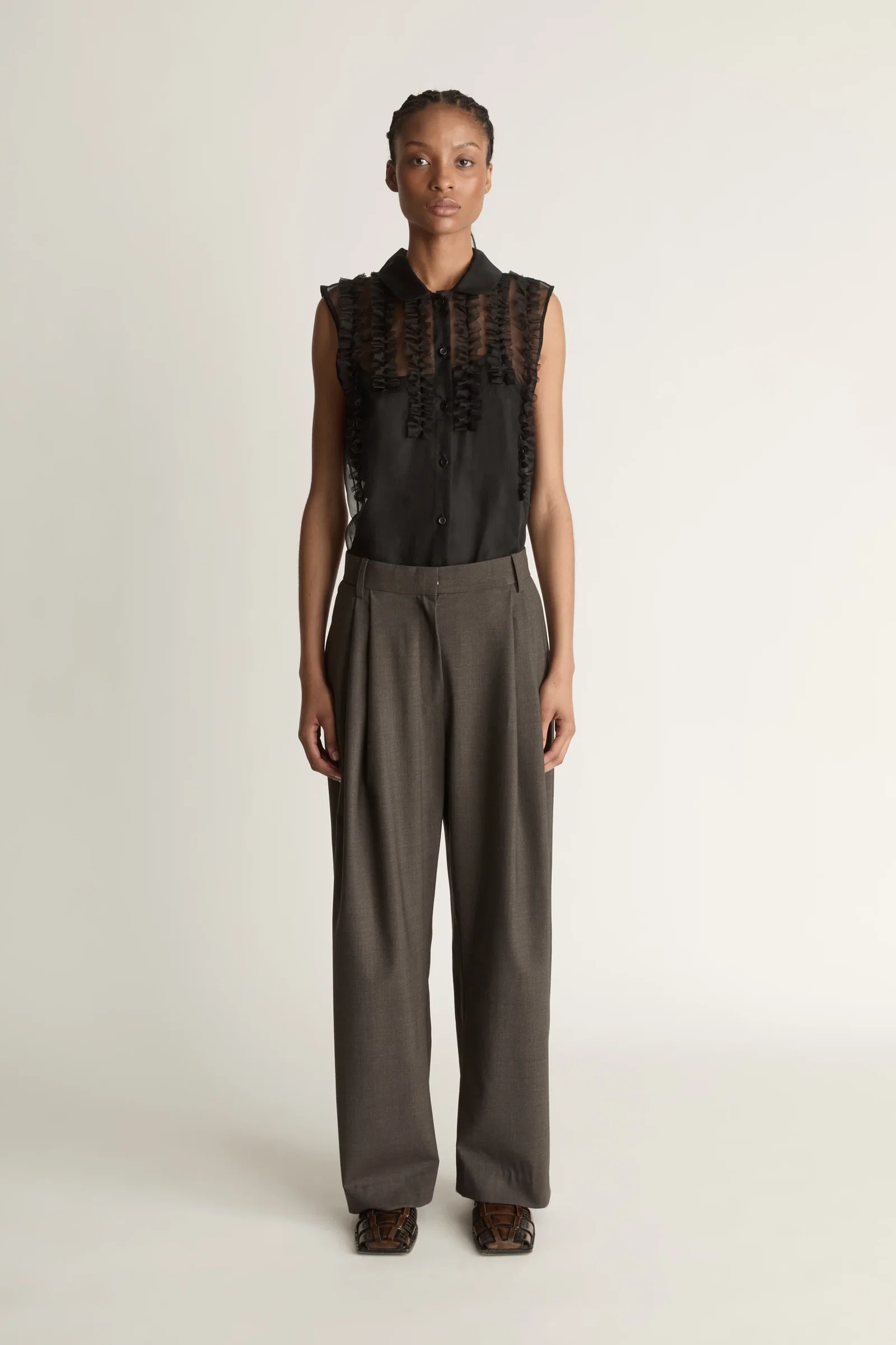 Image of Myles Wool Tailored Pant