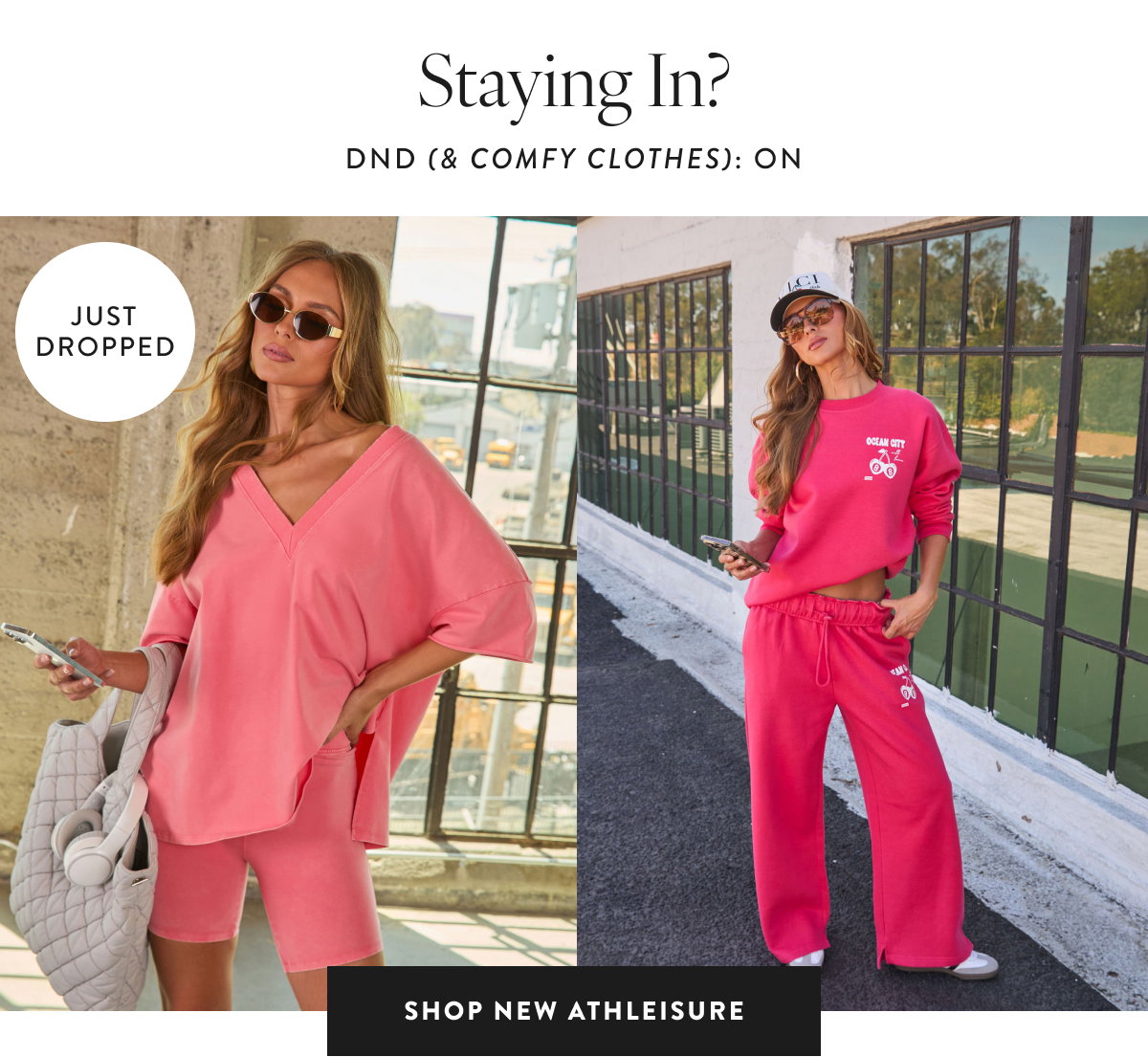 Staying In? Shop New Athleisure