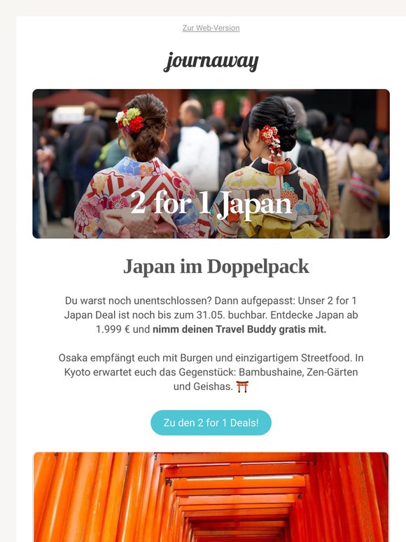 Verlängert: 2 for 1 Japan 🌸
