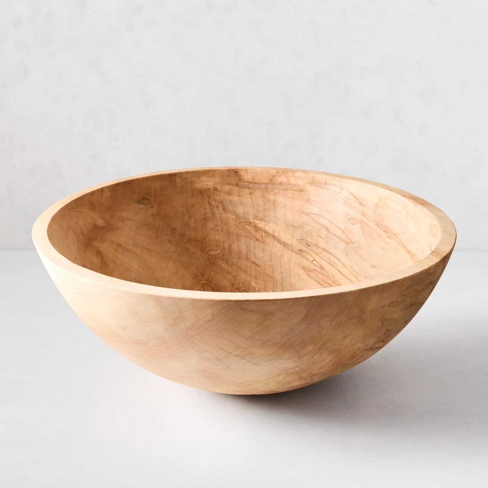 Image of Spalted Maple Wood Bowl, 21"