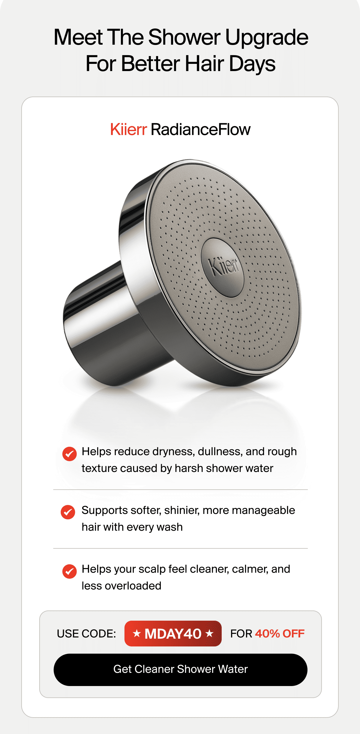 Meet The Shower Upgrade For Better Hair Days