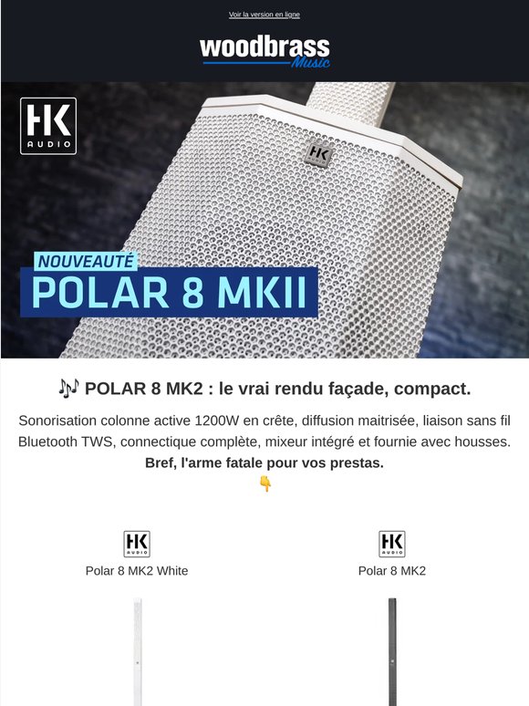 🔉 La POLAR 8 d’HK Audio fait peau neuve !