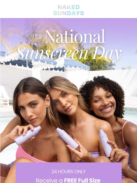 Happy National Sunscreen Day 💞