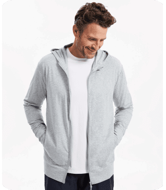 Men's Summer Essential Hooded Zip Top UPF 50+