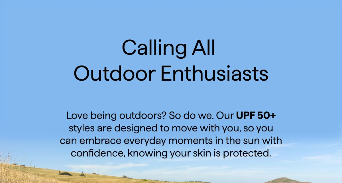 Calling All Outdoor Enthusiasts