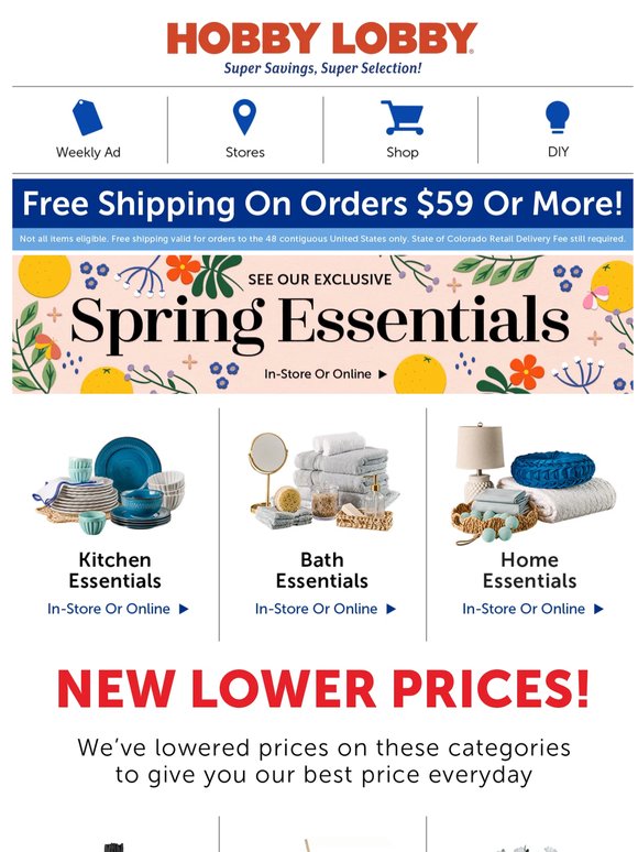 Everyday Low Prices On Your Favorite Items!