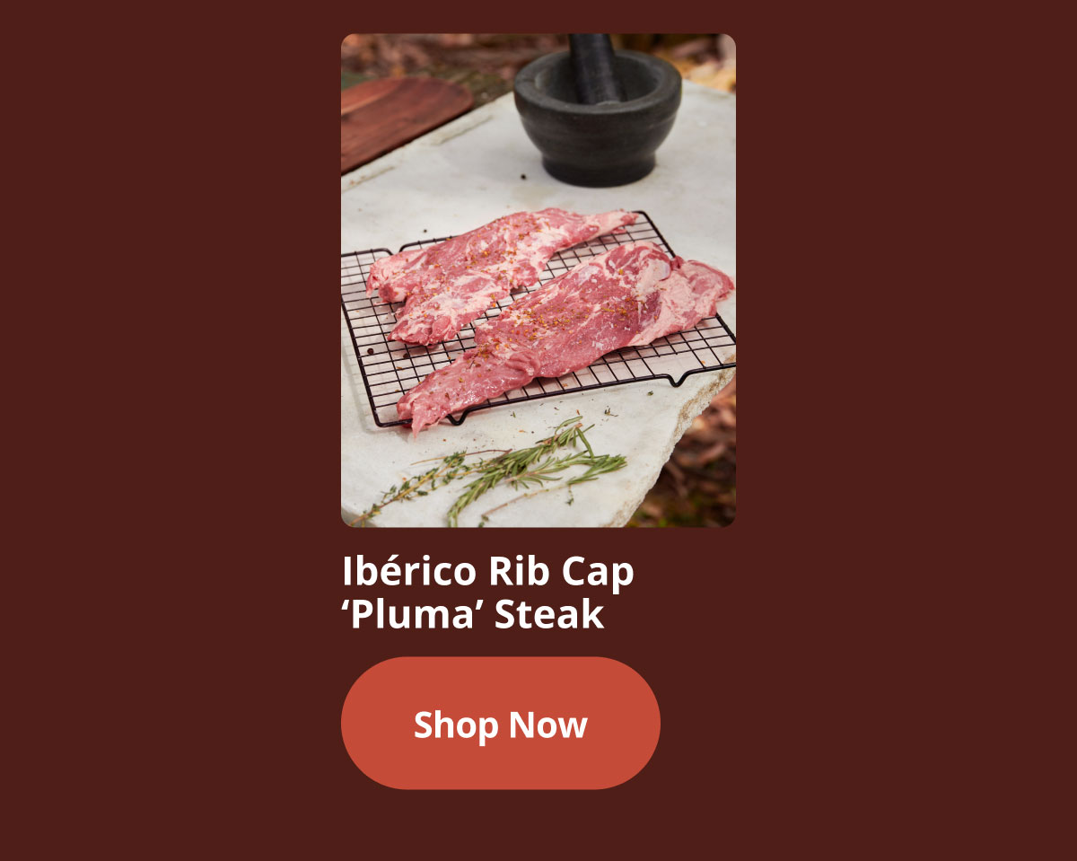 Ibérico Rib Cap Pluma Steak