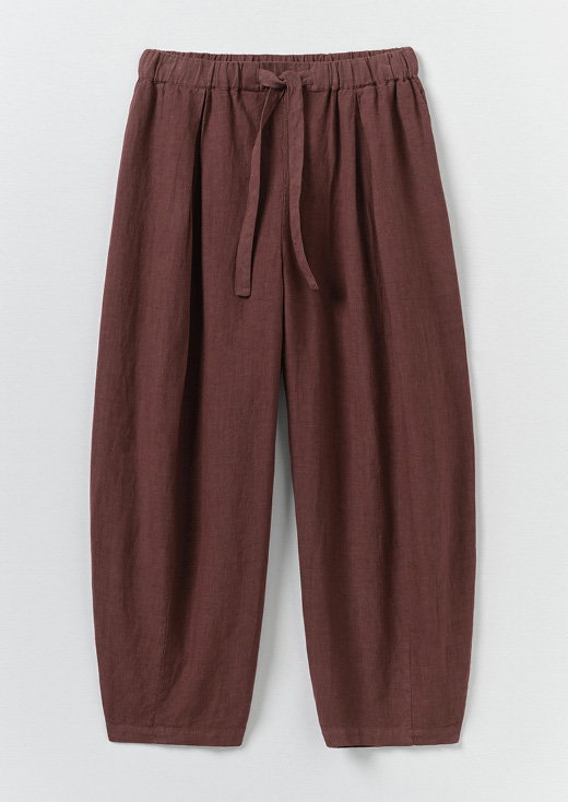 Minako Garment Dyed Linen Trousers