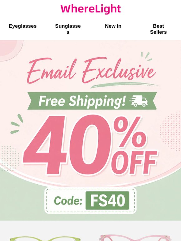 📧 40% OFF – Just for You (Email-Only Special) 📧