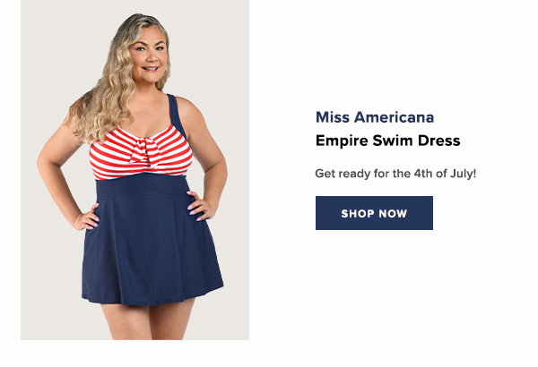 Miss Americana Empire Swim Dress One Piece