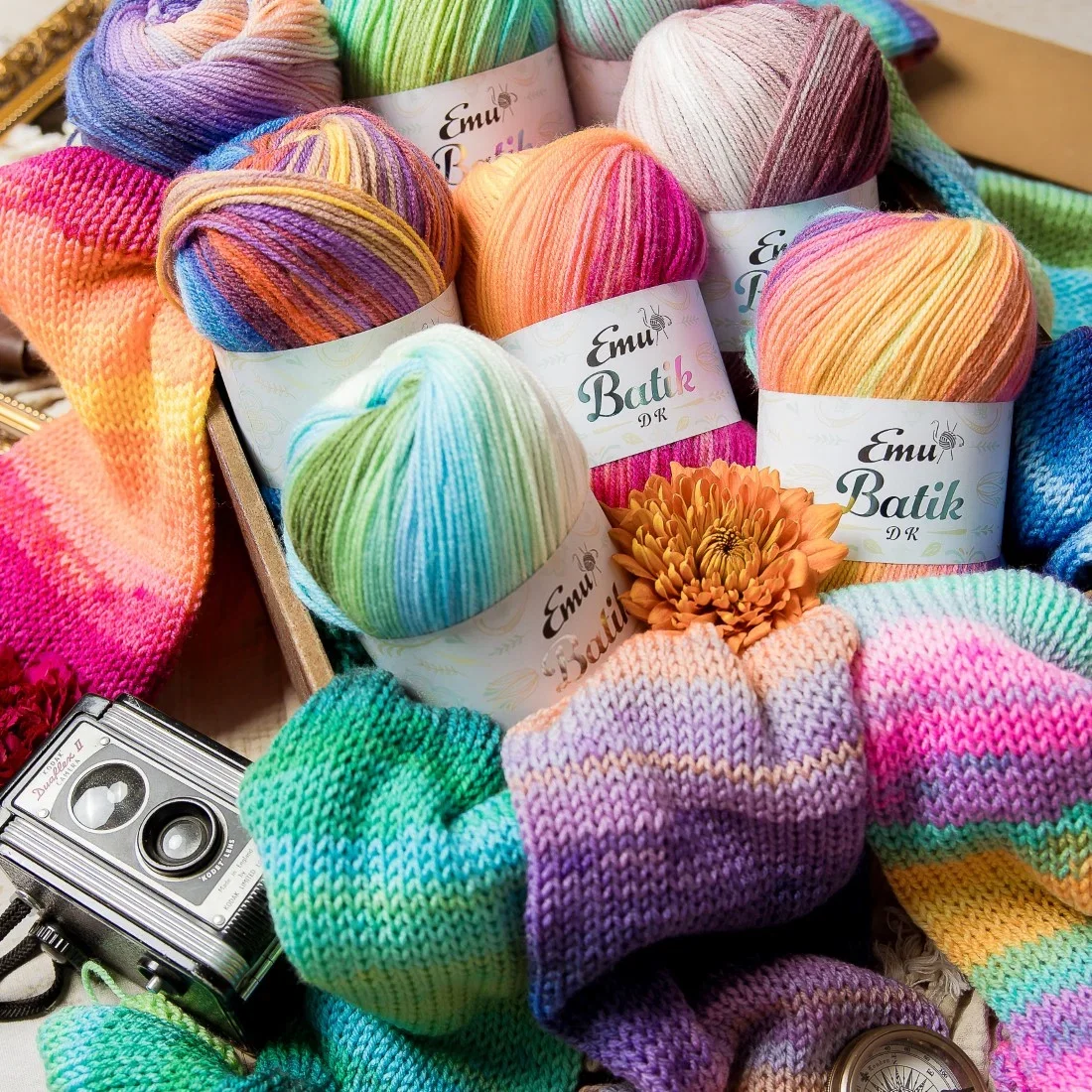Image of Emu Batik DK Yarn 100grm Ball