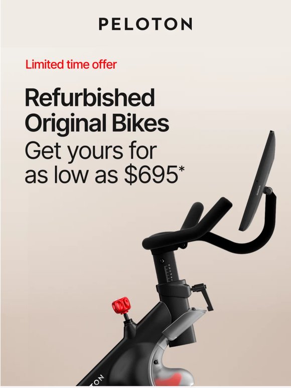 Get ready to ride for just $695