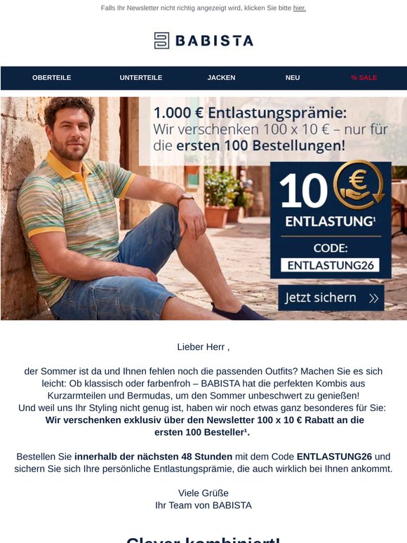 Sommermode leicht gemacht.