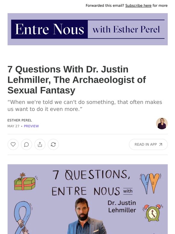 7 Questions With Dr. Justin Lehmiller, The Archaeologist of Sexual Fantasy