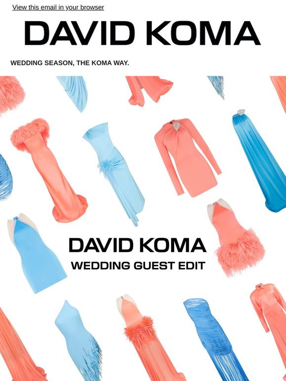 Wedding season, the Koma way.