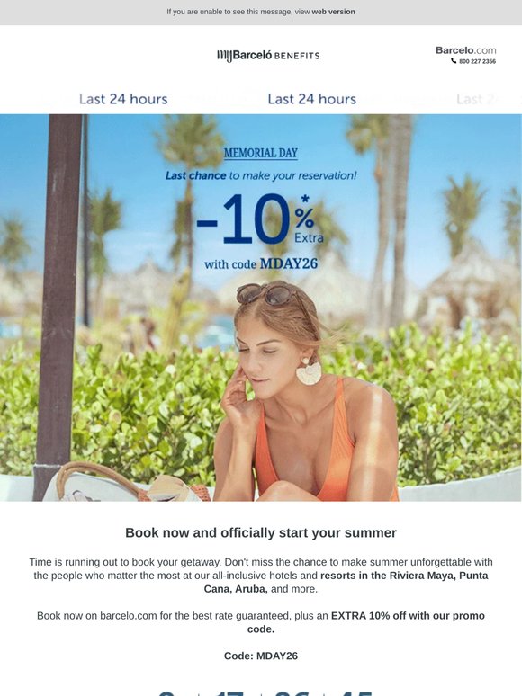 Book before they're over: Memorial Day deals