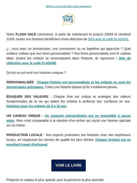 🎁 Surprenez avec des histoires uniques : -30 %