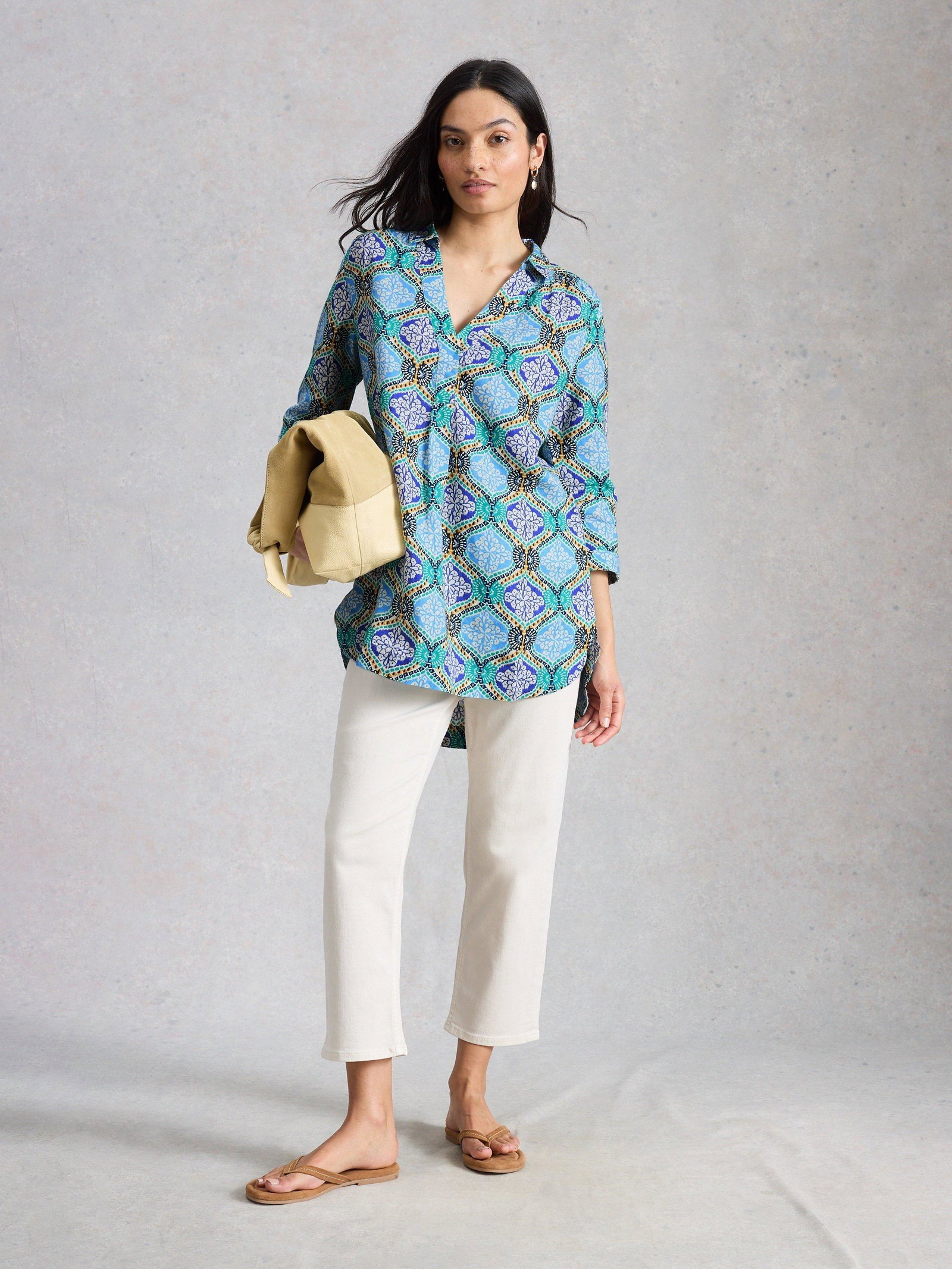 Bianca Linen Tunic