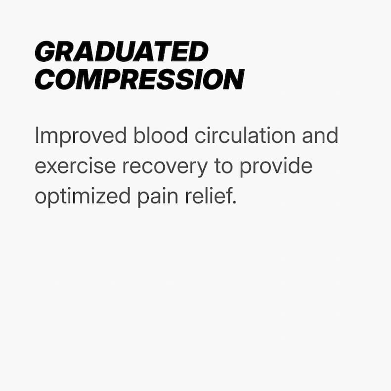 text: graduated compression 