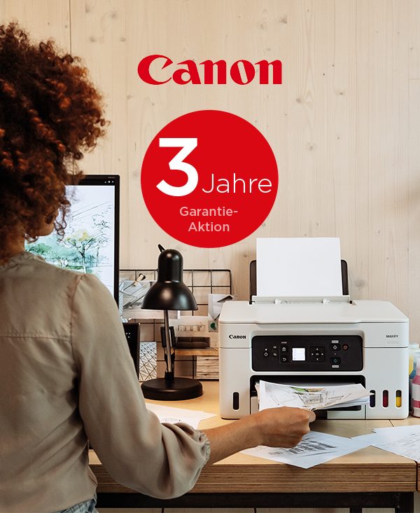 3 Jahre Canon Garantie