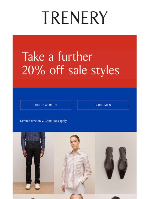 Starts Now: Take a Further 20% Off All Sale Styles