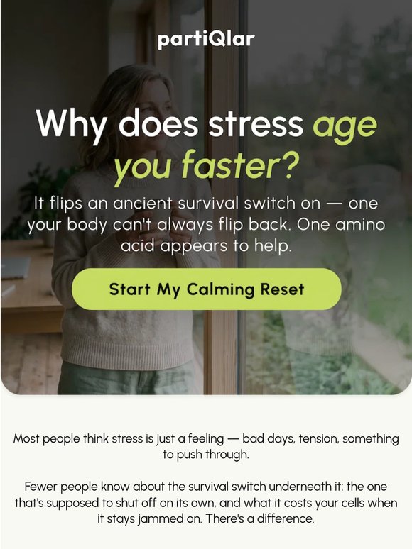 Why stress ages you faster