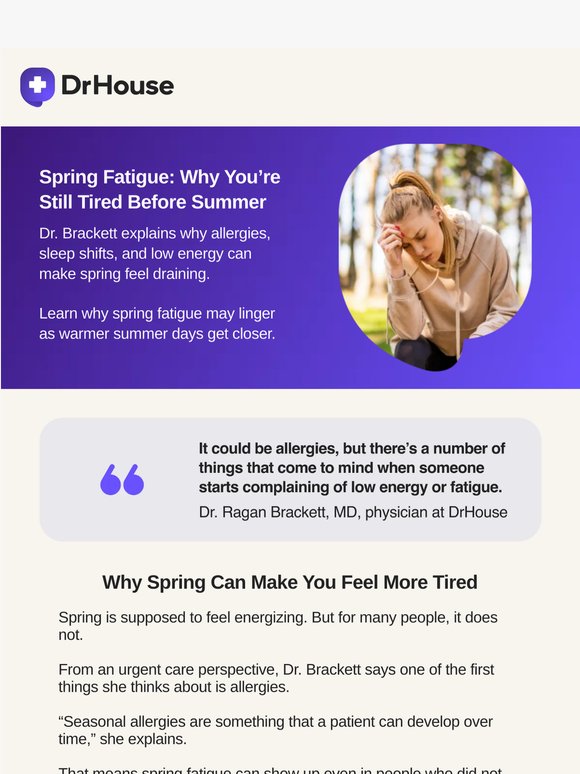 Dr. Brackett: Why You’re Still Tired