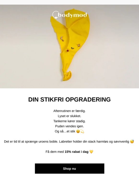Sover du stadig med ubehagelige øreringe, ? Vi har brug for en snak 😘