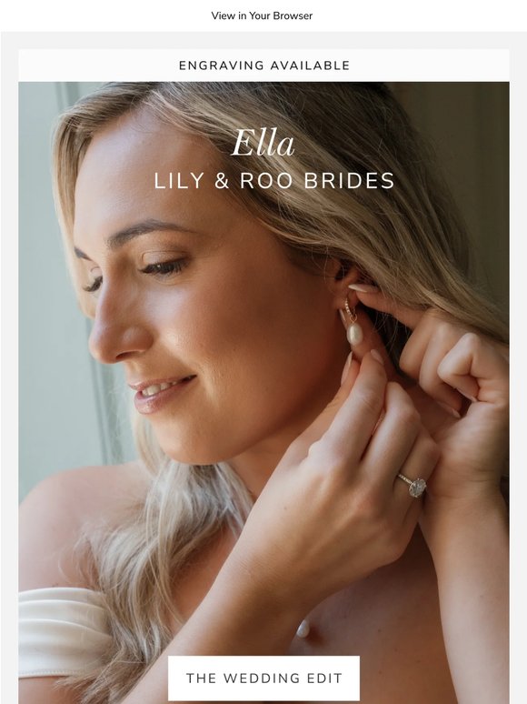 Meet Ella: LILY & ROO Bride 💍