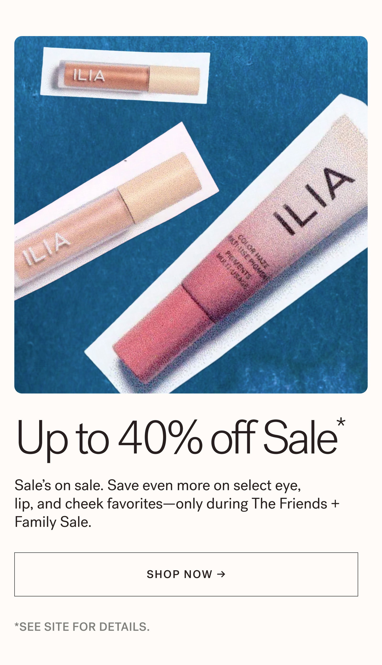 UP to 40% off select items