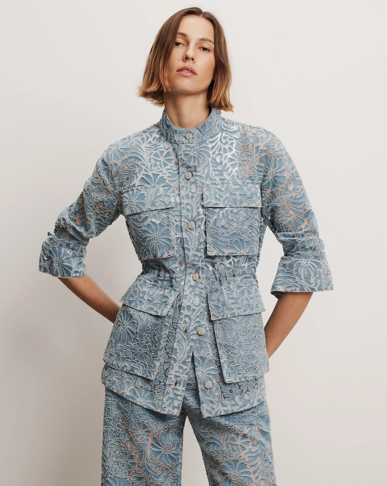 Image of Lane Burnout Denim Jacket