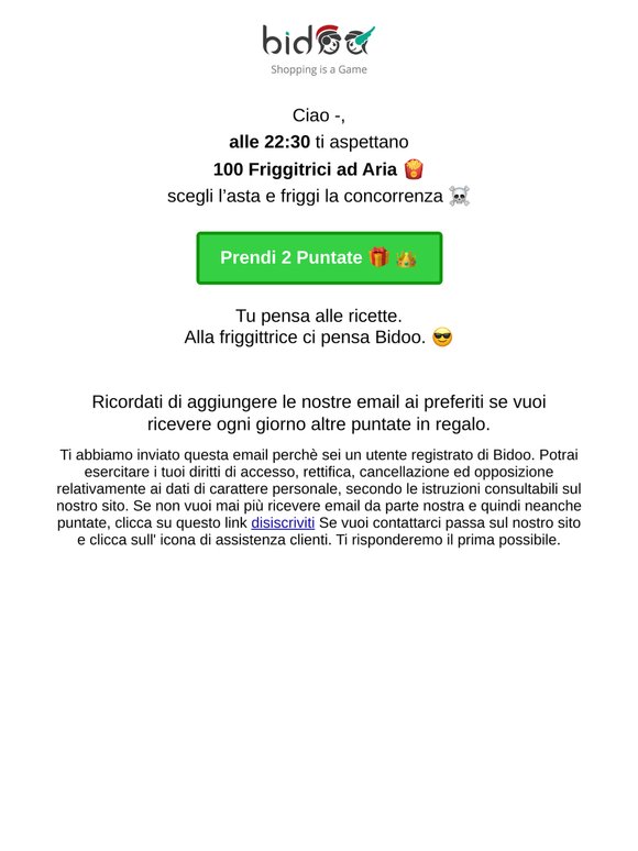 Le tue 2 🎁 scadono tra poco ⏳
