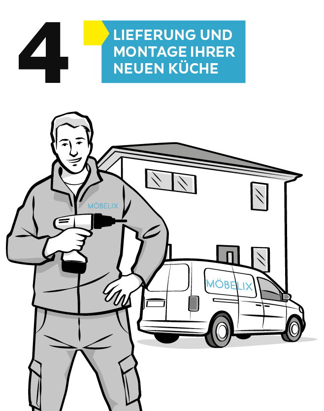 Lieferung und Montage Ihrer neuen Küche