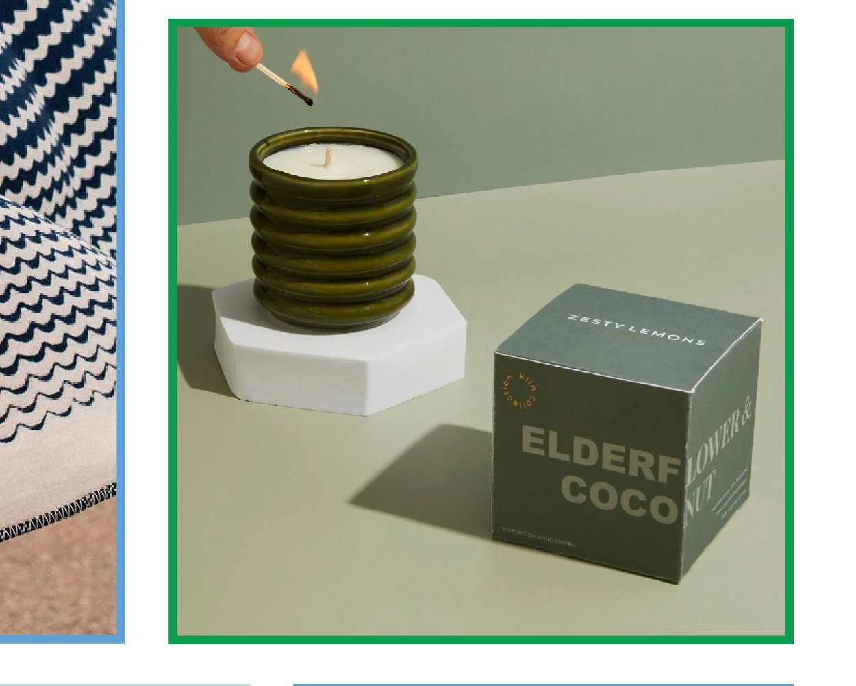 OLIVE CANDLE ELDERFLOWER & COCONUT