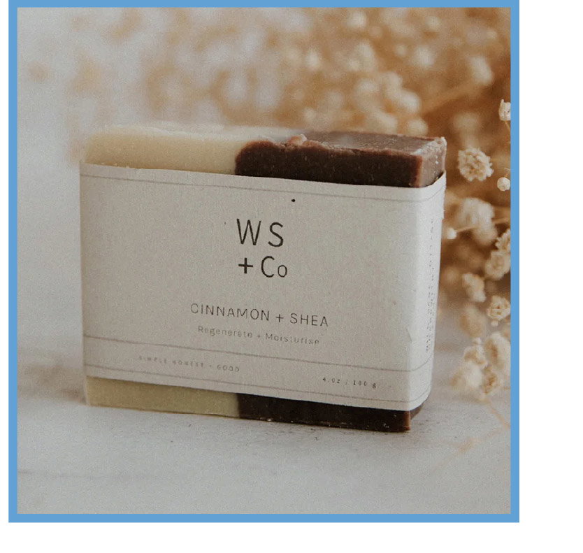 CINNAMON + SHEA SOAP