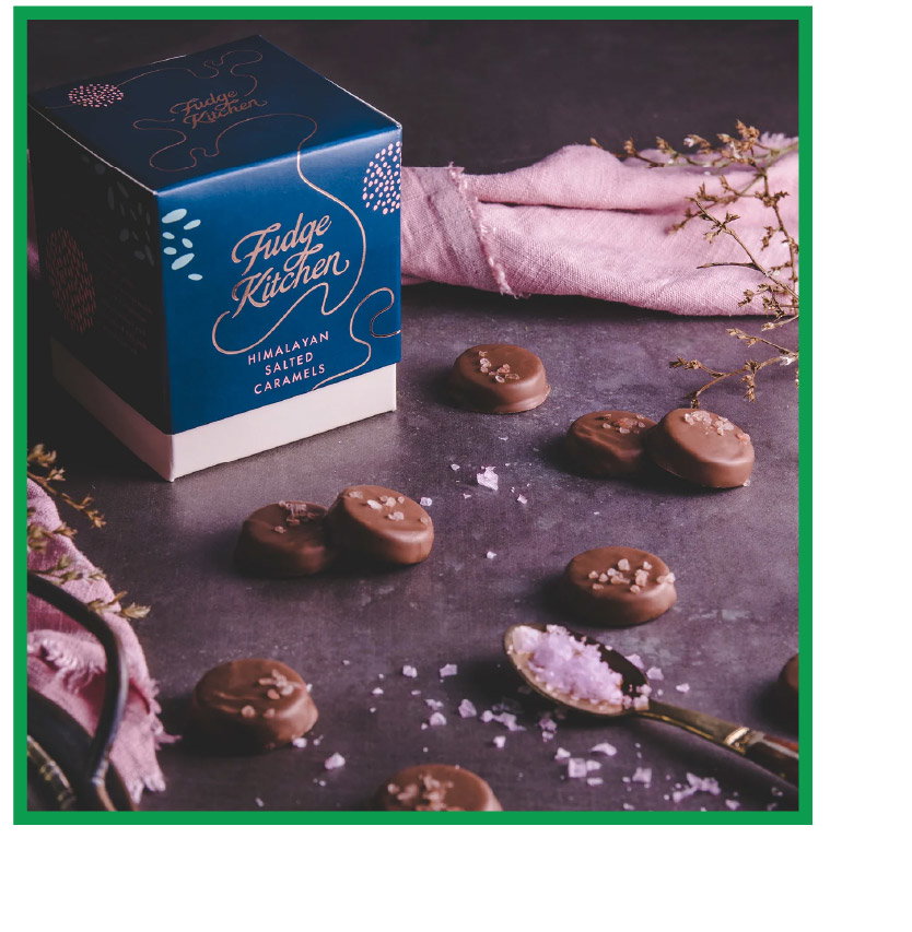 FUDGE KITCHEN CHOCOLATE SALTED CARAMELS