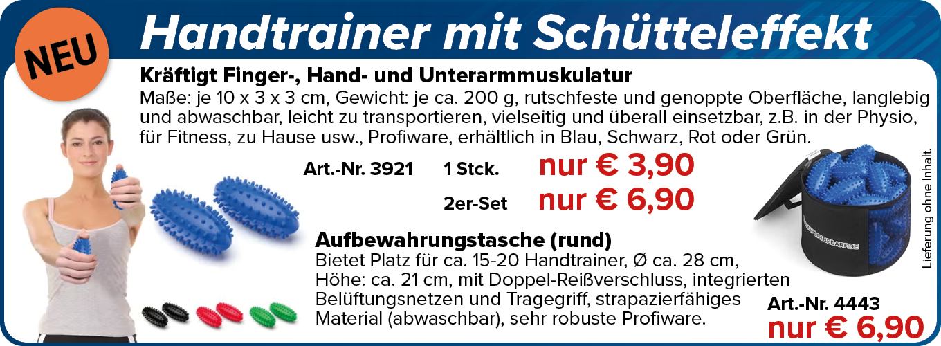  NEU! Handtrainer mit Schütteleffekt