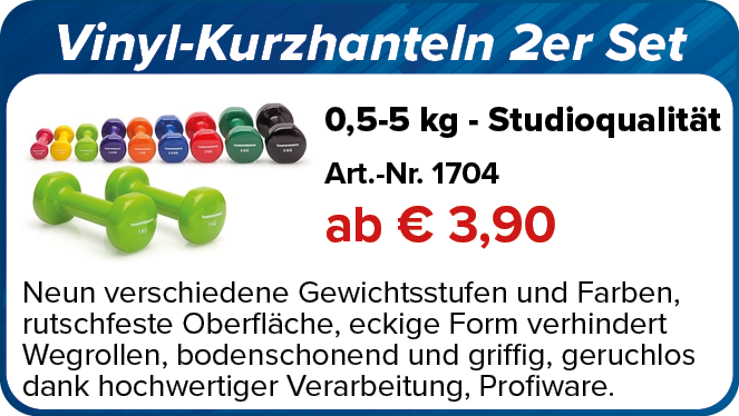 Vinyl-Kurzhanteln 2er Set