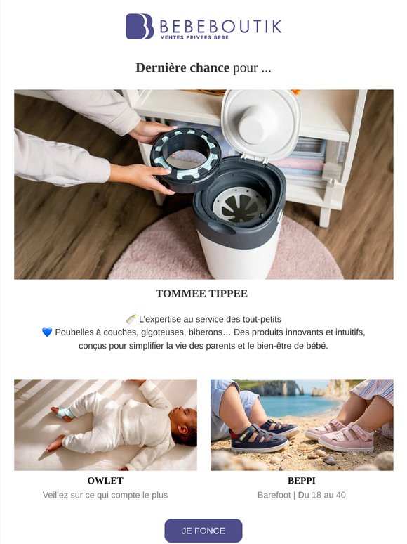 Dernière chance 😬 TOMMEE TIPPEE