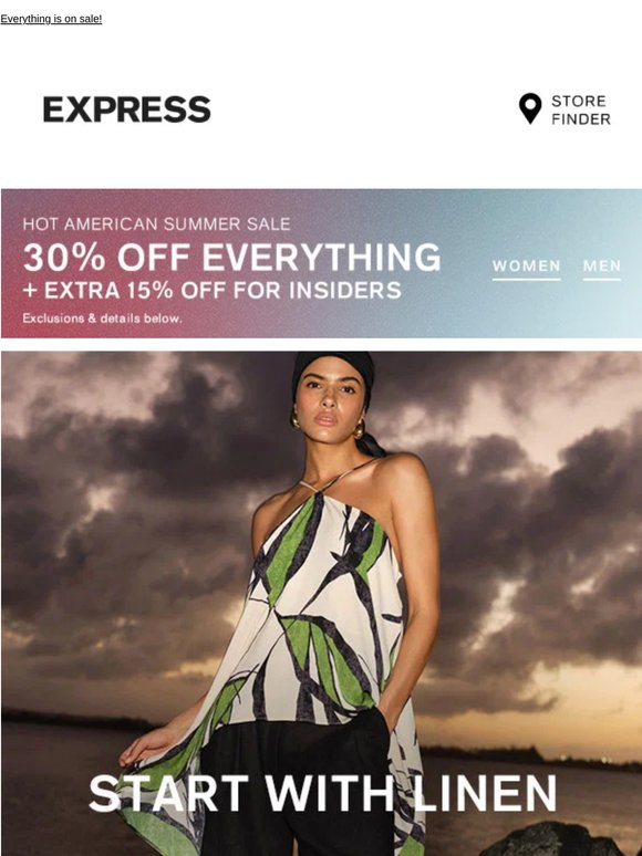 30% off + extra 15% off | Linen bottoms for every plan