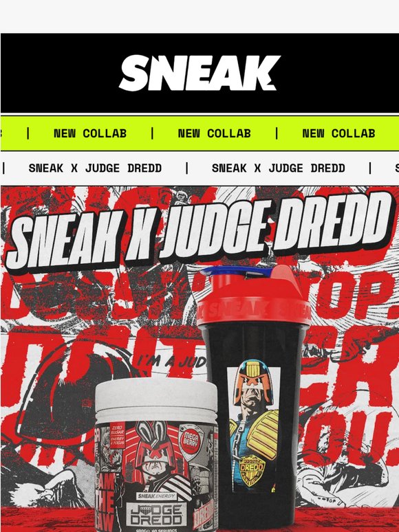 SNEAK x JUDGE DREDD