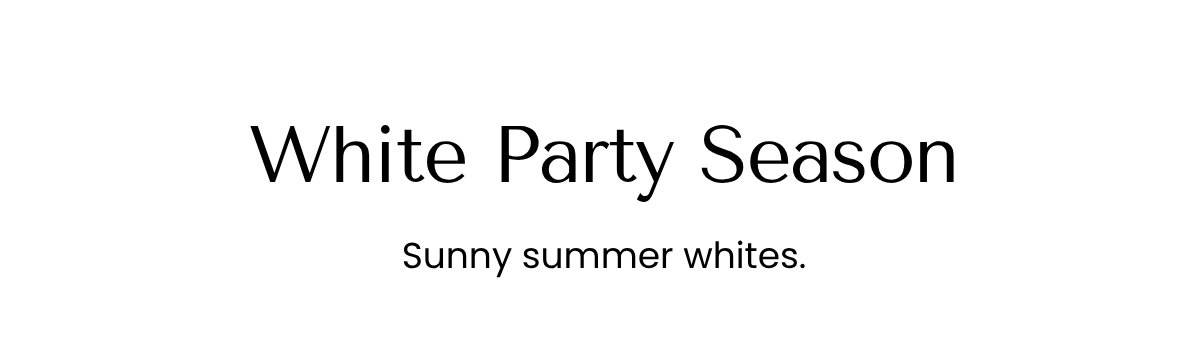White Party Season