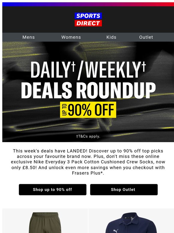 Up to 90% off deals inside