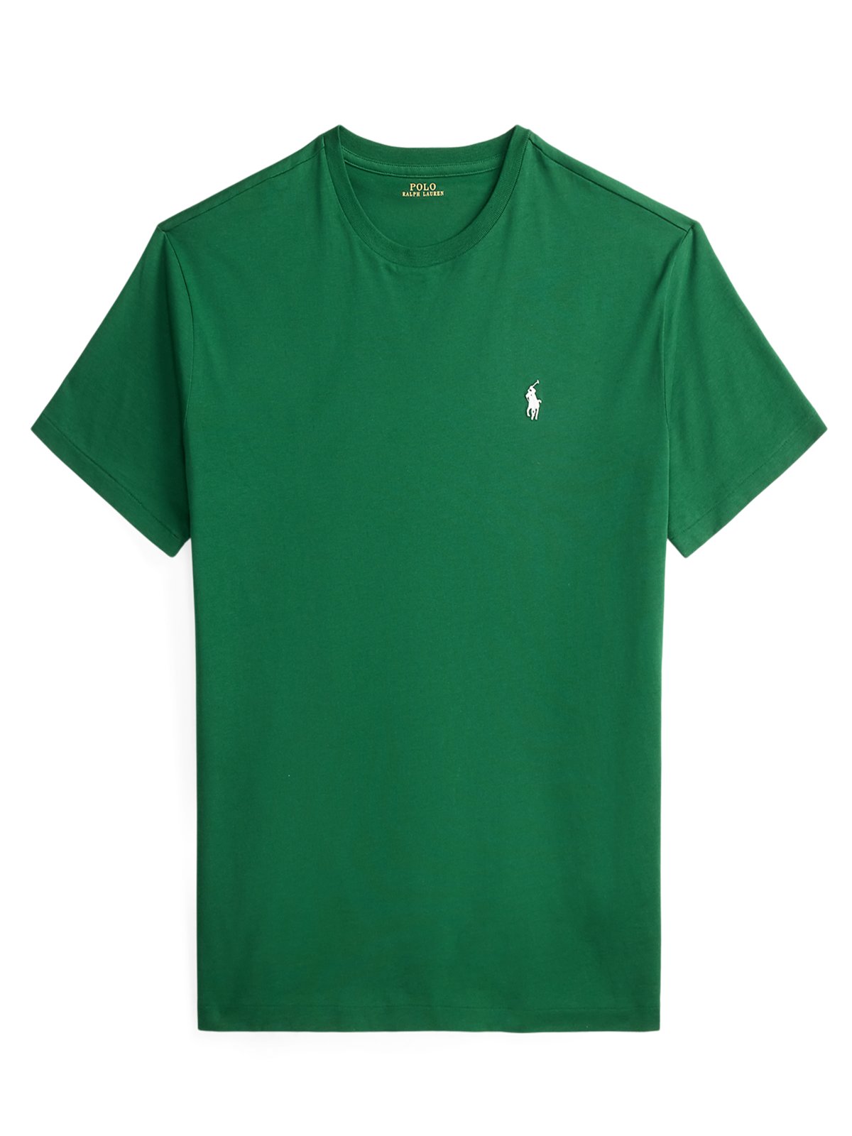 Leichtes T-Shirt aus Baumwolle mit Logo-Stickerei, Custom Slim Fit