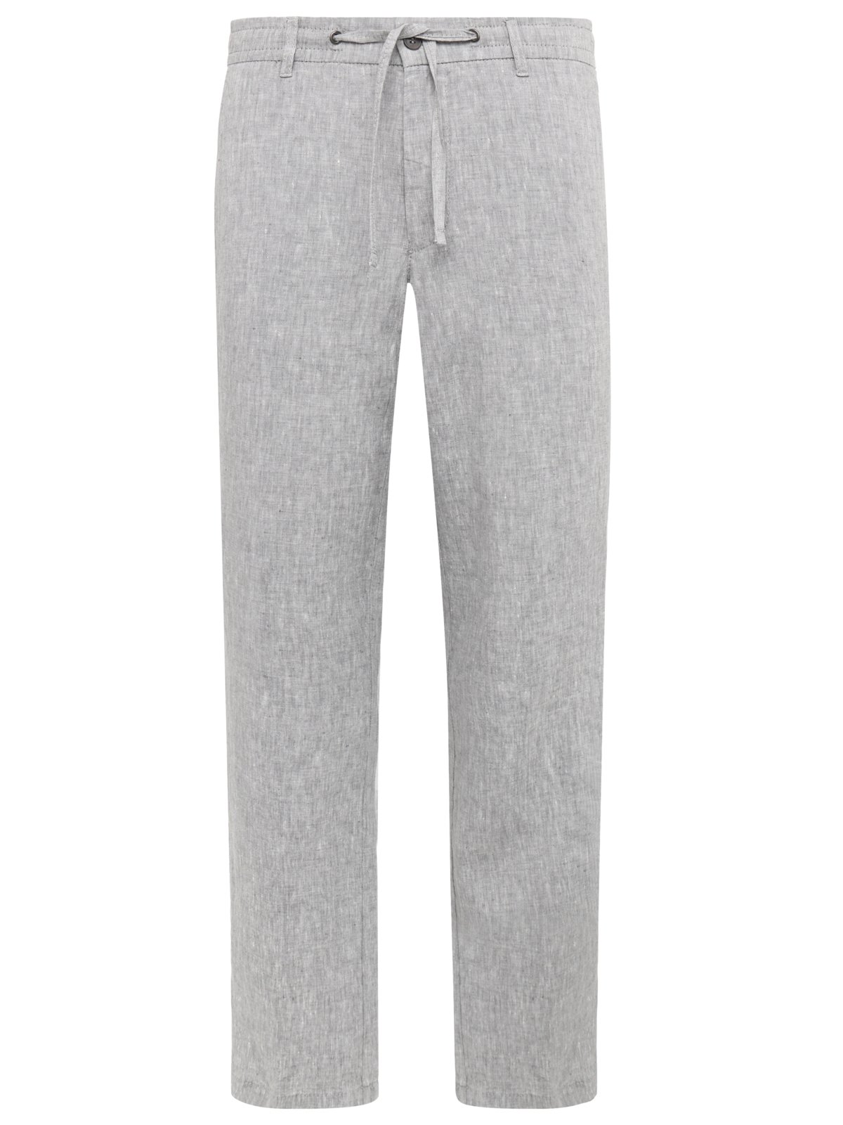 Sommerliche Leinenhose mit elastischem Bund und Kordelzug