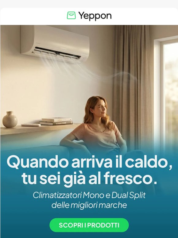 Quando arriva il caldo, tu sei già al fresco ❄️