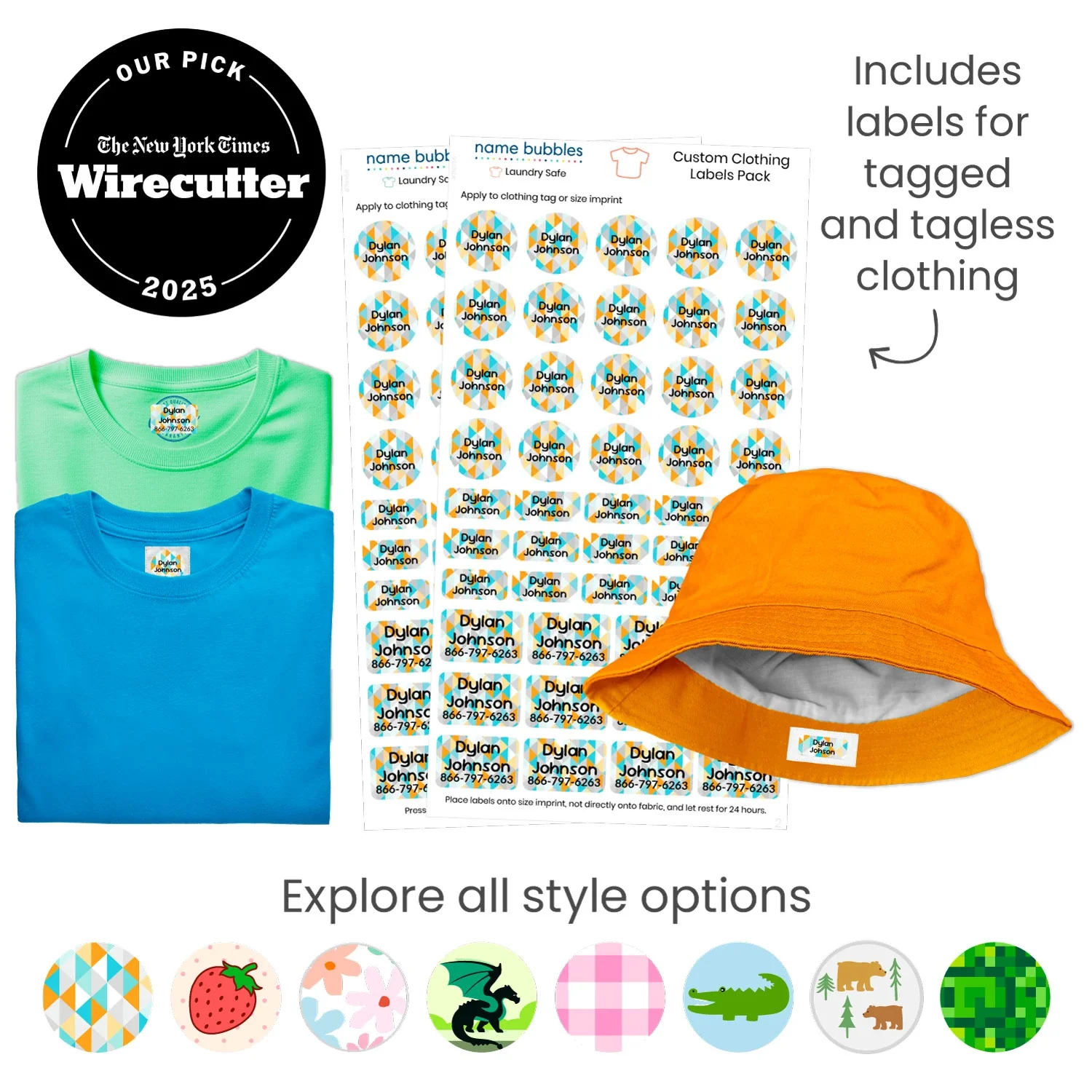 Image of Custom Clothing Labels Pack