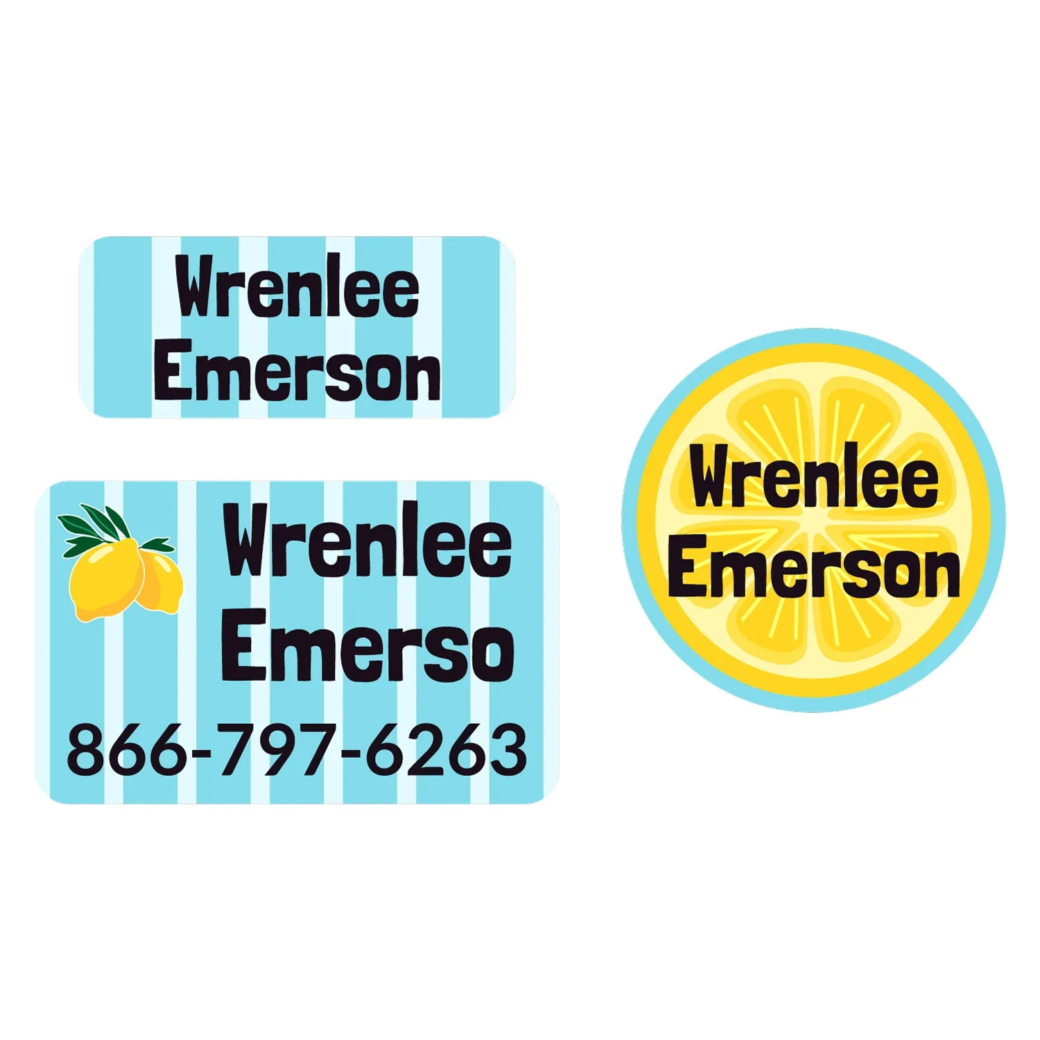 Image of Lemons Clothing Labels Pack