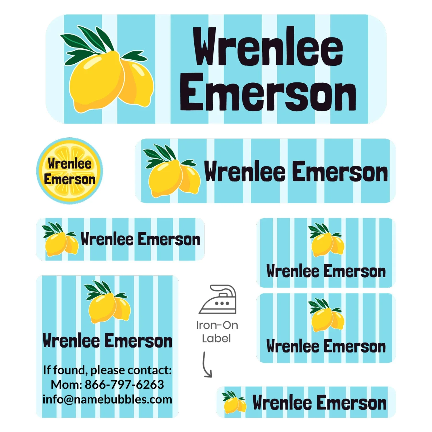 Image of Lemons Sleepaway Camp Labels Pack