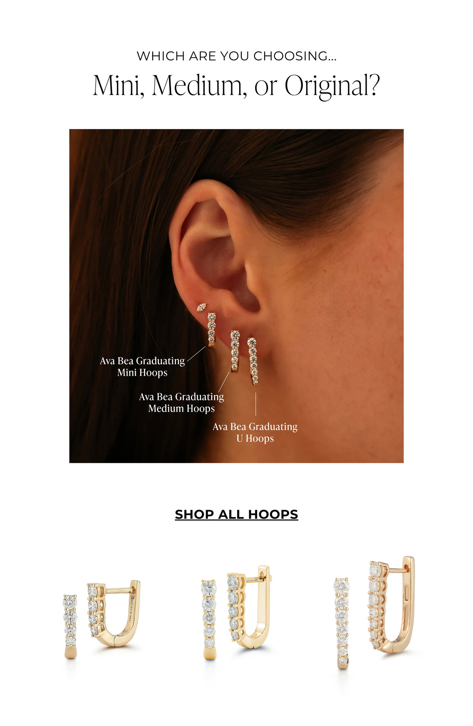 WHICH ARE YOU CHOOSING... Mini, Medium, or Original? | SHOP ALL HOOPS